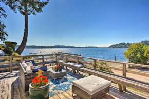 Gig Harbor House with Private Beach and Views!